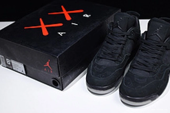 Cheap Jordan 4 Nike 001 930155 black kaws Air retro 0624